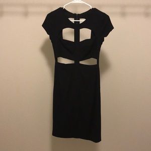 Cutout black BCBG Maxazria dress